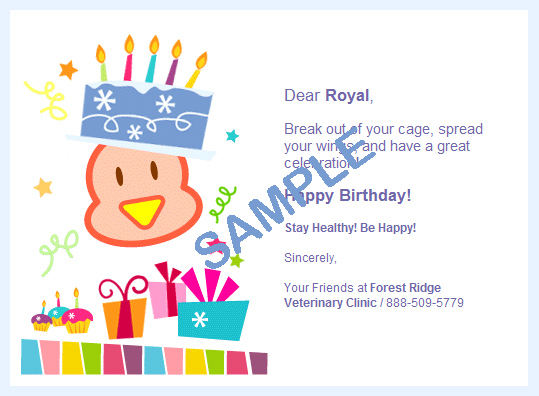 sample birthday card